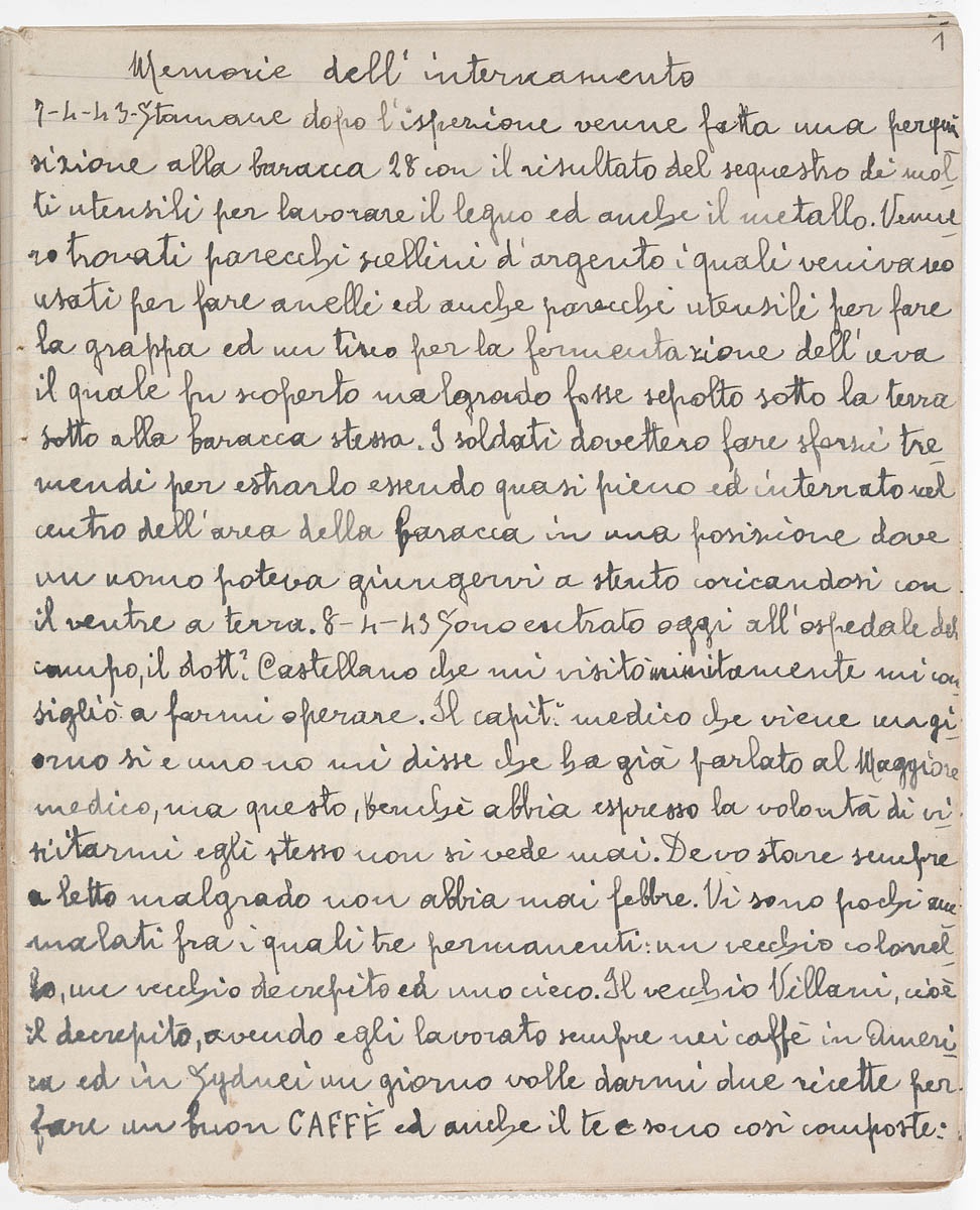 Federico Bonisoli diary