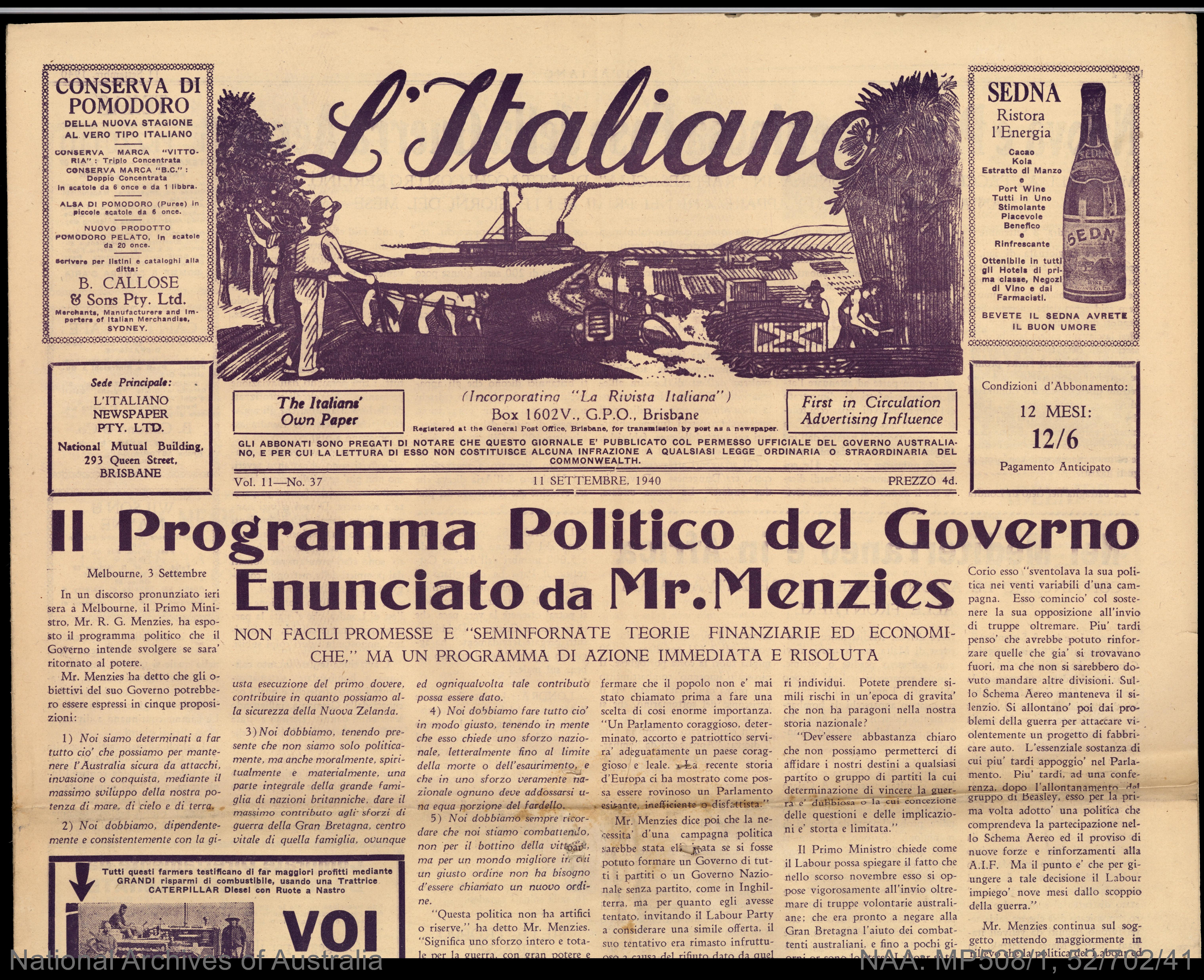 Publication of newspapers in foreign languages - regulations [part box 677]