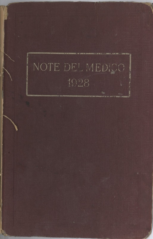 NOTE DEL MEDICO 1928