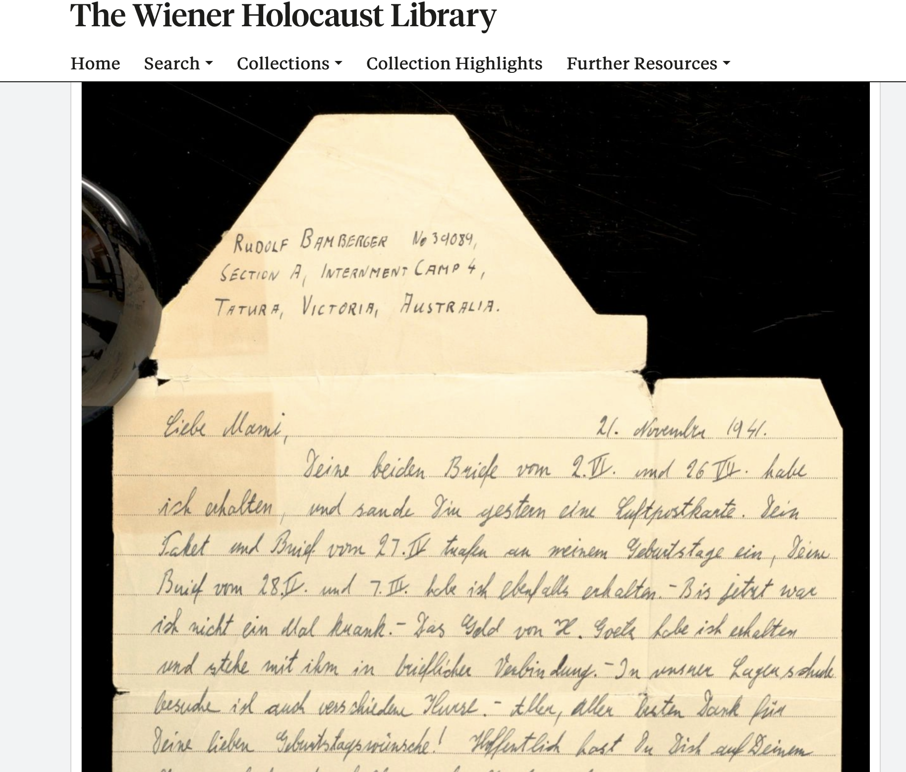 Kaczynski collection: Internment camps (Australia)