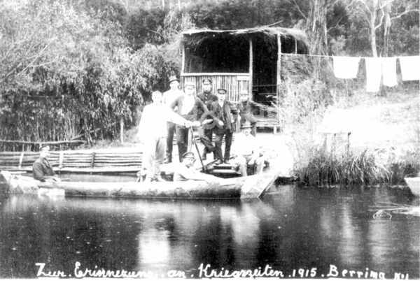 Several German Internees At The Intenment Camp, Berrima NSW