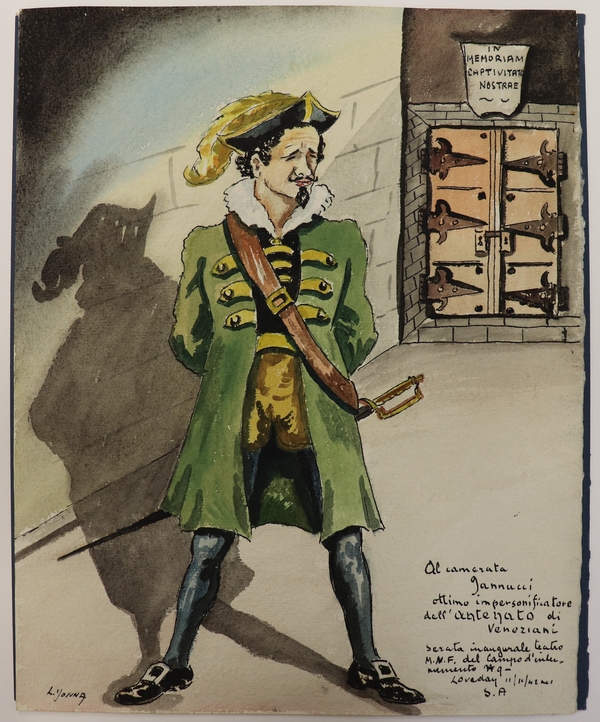 Painting, watercolour by L. Yonna