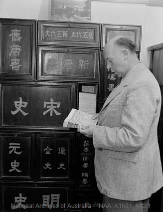 Professor C.P. FitzGerald, Department of Far Eastern History, ANU