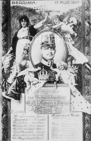 Programme for a play performed by the German Internees, Berrima NSW