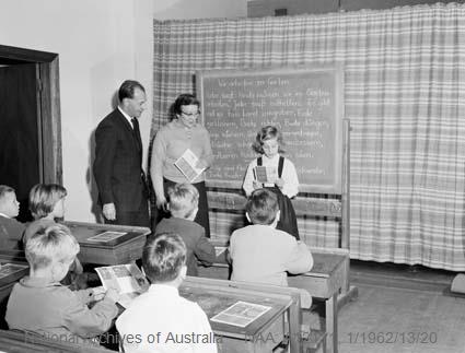 Immigration - Migrants in the community - German Saturday school