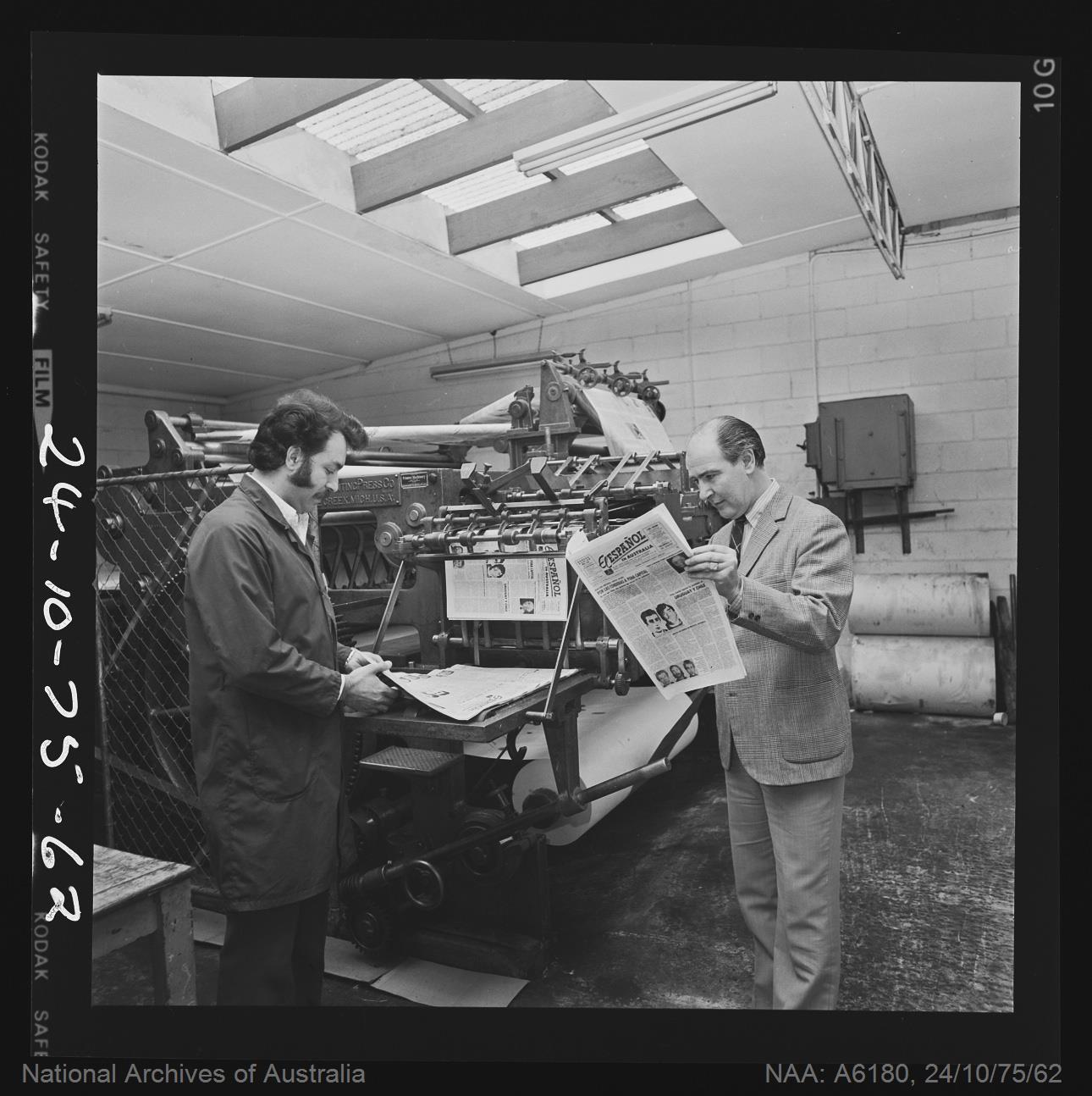 Industry - Printing - El Espanol - Spanish newspaper published in Australia