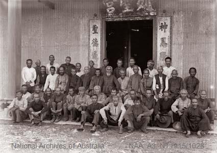 Premises in Darwin condemned by the Public Health Board. Group of aged or decrepit Chinese repatriated to China. June 1914