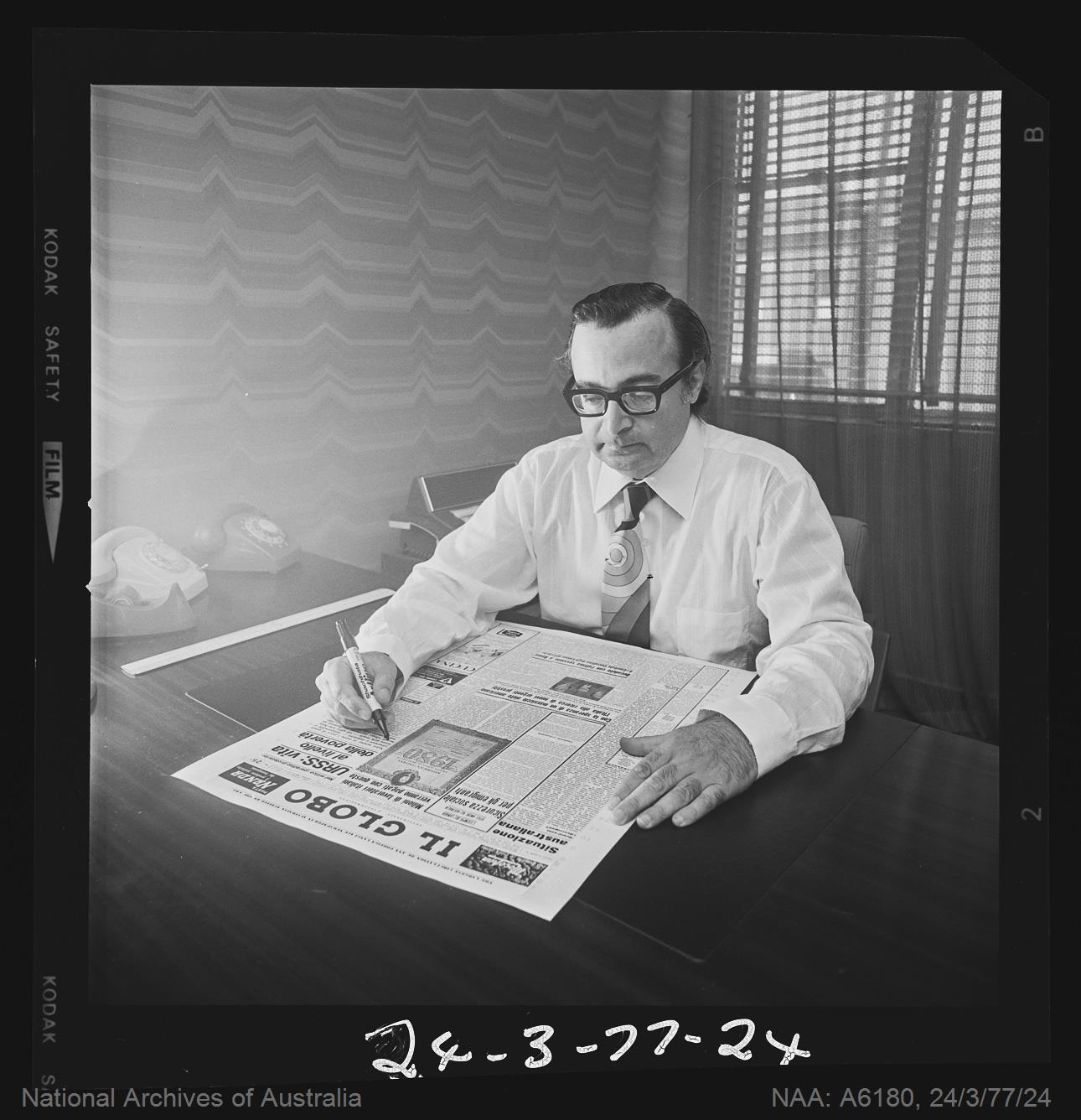 Immigration - Editor of Italian language newspaper appointed to Ethnic Affairs Council