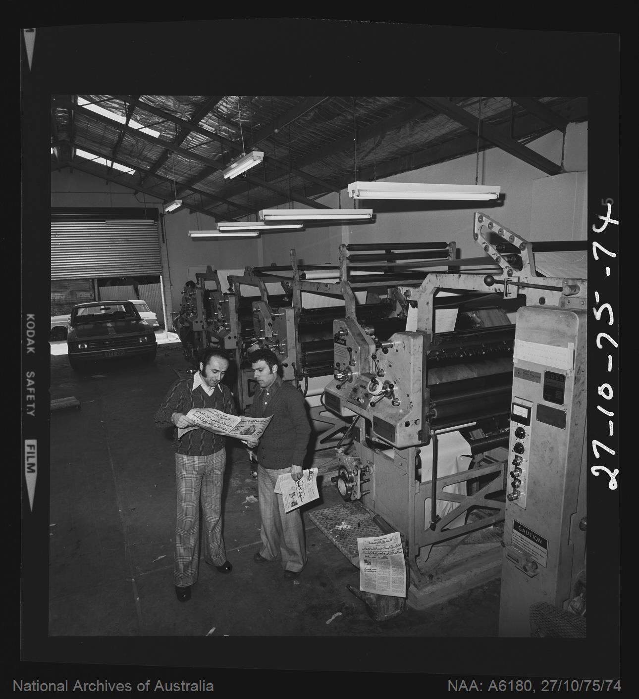 Industry - English-speaking Australian supports large ethnic press