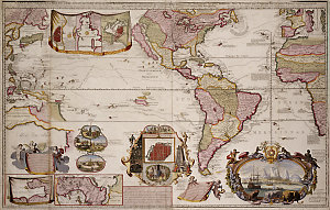 Carte nouvelle de la Mer du Sud